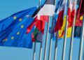 cropped euro flags