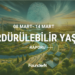 SÜRDÜRÜLEBİLİR 1 DÜNYA RAPORU: 08 MART -14 MART!
