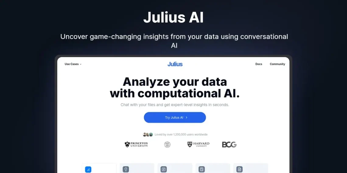 Veriyle Konuşan Yapay Zeka: Julius AI, 10 Milyon Dolarlık Yatırım Aldı