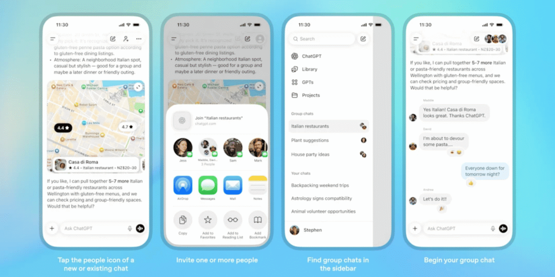 ChatGPT, Grup Sohbetlerini Küresel Olarak Kullanıma Açtı!