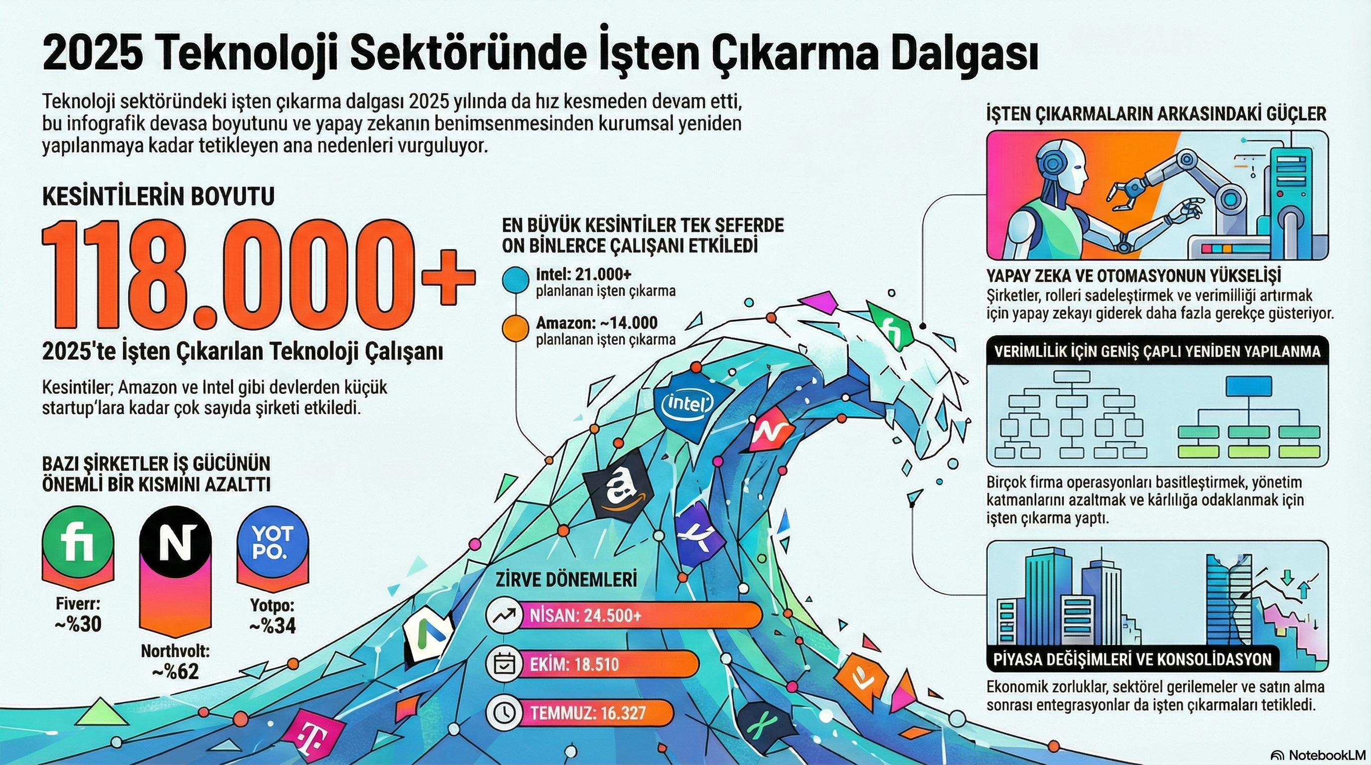 2025 Teknoloji Şirketlerinde İşten Çıkarmalar