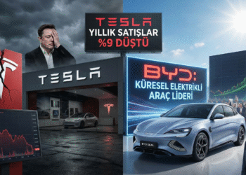 Tesla’nın yıllık satışları %9 düştü: Küresel elektrikli araç liderliği BYD’ye geçti