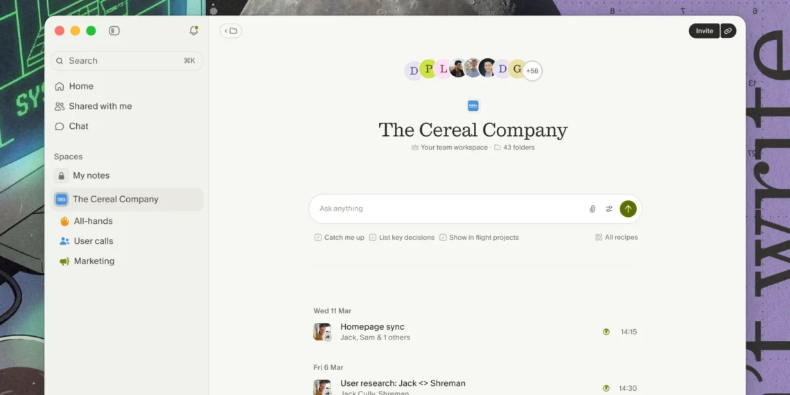 AI Toplantı Notu Girişimi Granola, 125 Milyon Dolar Yatırım Aldı ve Değerlemesini 1,5 Milyar Dolar Oldu