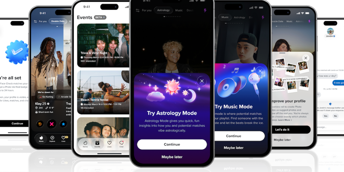 Tinder Yeniden Başlıyor: Gerçek Hayat Etkinlikleri, Hızlı Görüntülü Buluşmalar ve Yapay Zeka ile Büyük Dönüşüm 2026