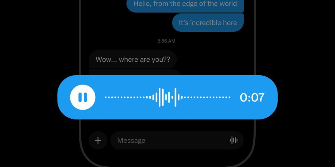 X Chat’e Sesli Mesaj Özelliği Geri Döndü