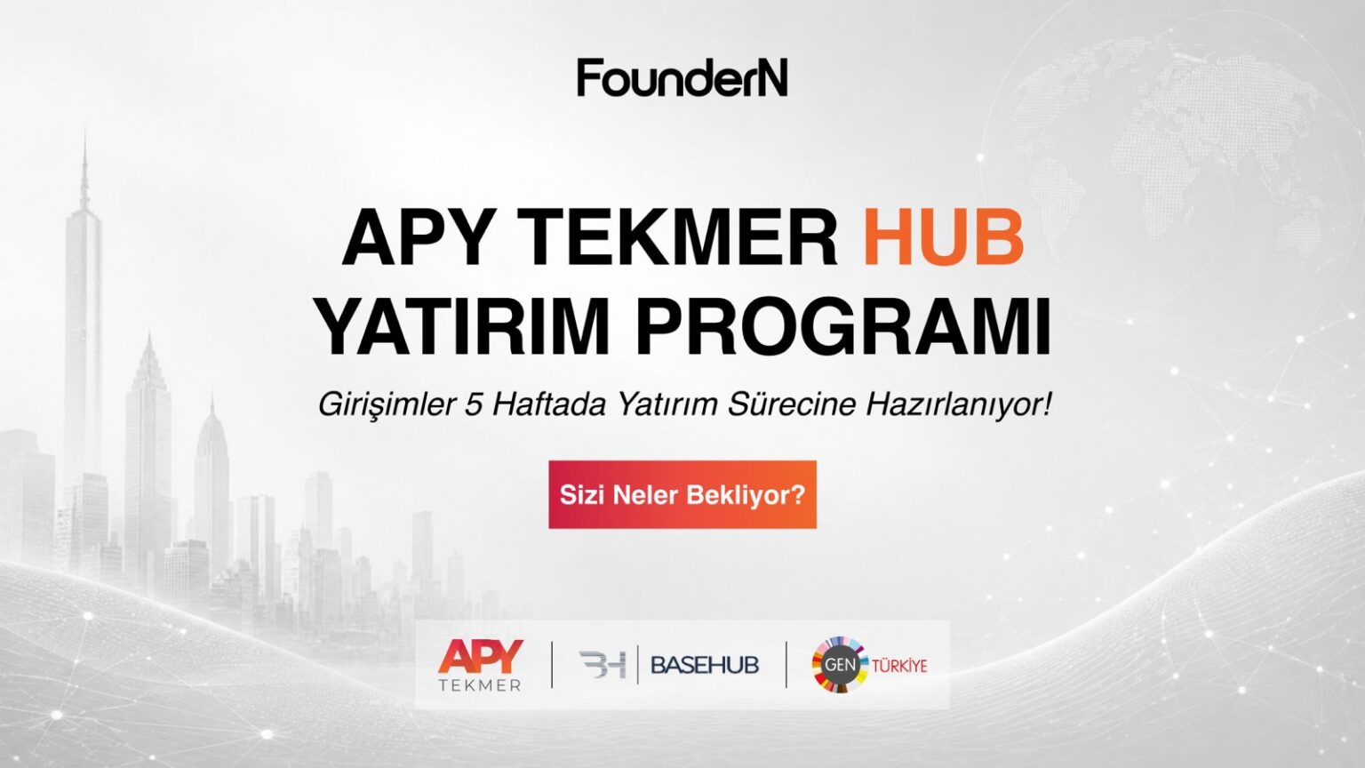 APY TEKMER Hub Yatırım Programı