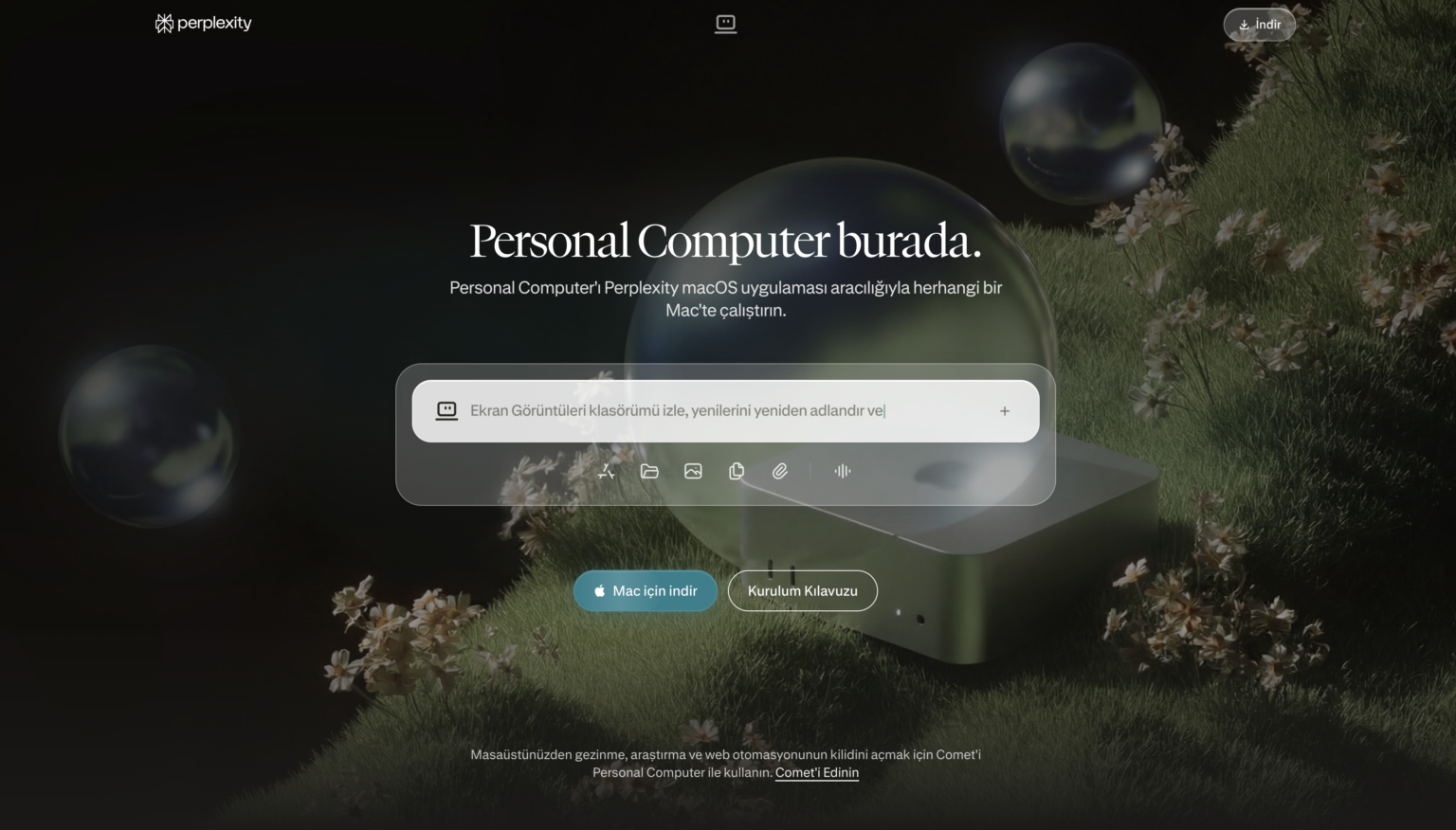 Perplexity Personal Computer Mac Uygulaması