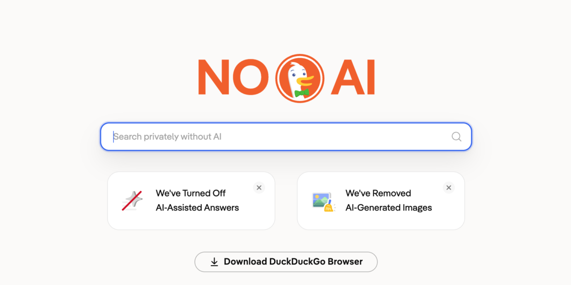 DuckDuckGo NoAI