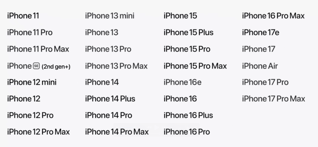 WWDC 2026 İphone Modelleri
