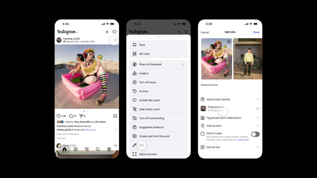 Instagram Replace Audio, Eski Gönderilerdeki Müziği Değiştirme Özelliğini Kullanıma Sundu Instagram Replace Audio