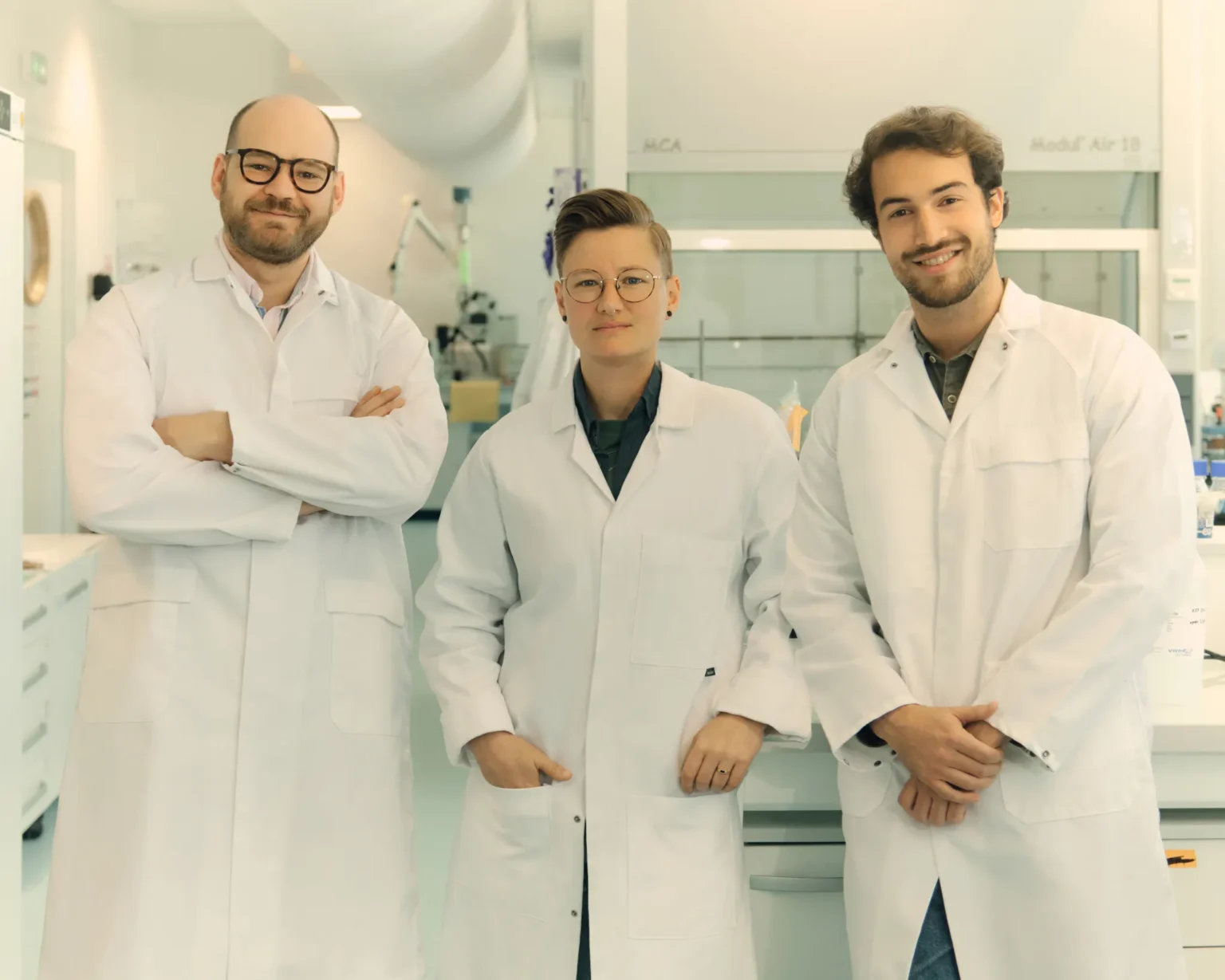 Syntetica from left to right Louis Monsigny Ash Ward and Marco Bertone