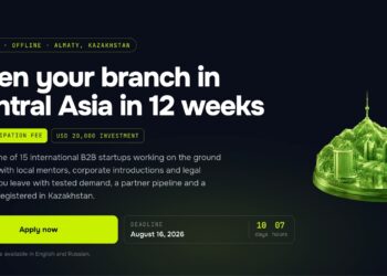 Almaty Hub’ın Uluslararası Girişimler İçin “Central Eurasia Market Entry” Programı Başladı!