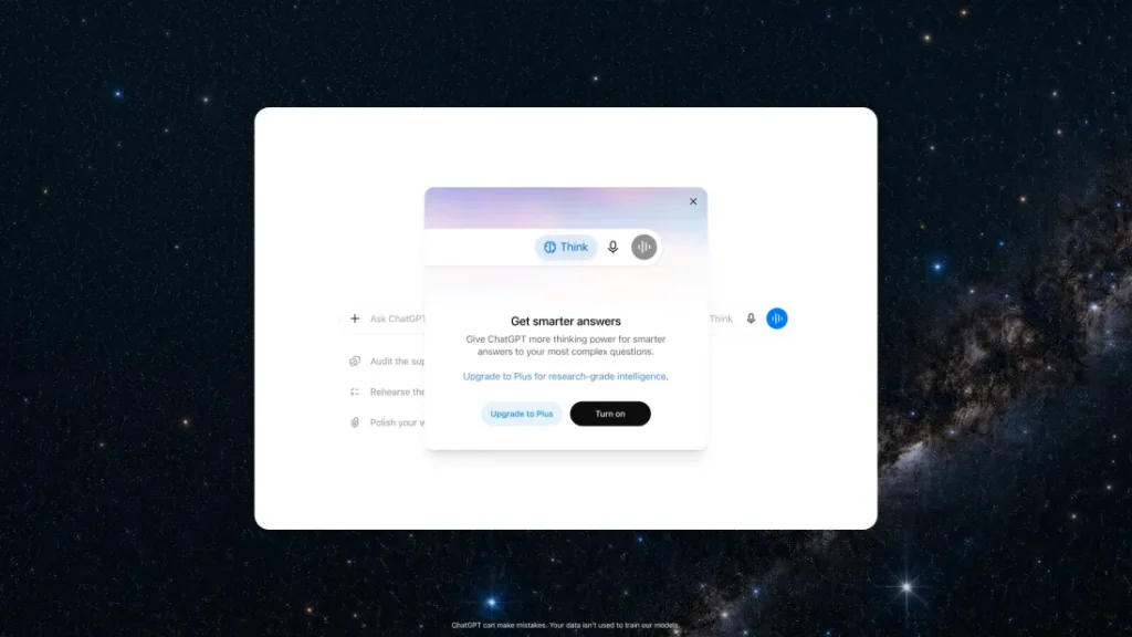 OpenAI - ChatGPT Thinking