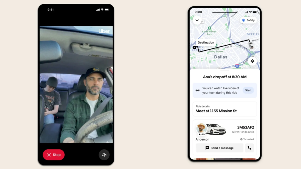 Uber, Genç Kullanıcılar İçin Canlı Video Yayını Özelliğini Kullanıma Sundu image