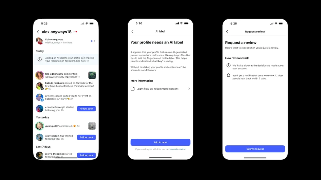 Instagram AI label