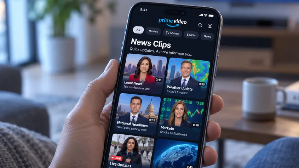 Amazon Prime Video, Kısa Formatlı Haber Klipleriyle TikTok'a Rakip Oluyor image