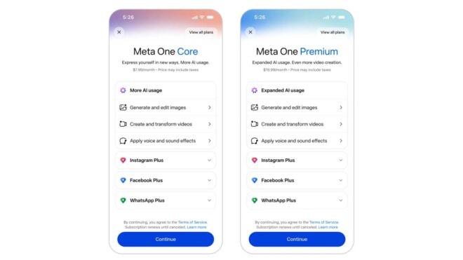 Meta One: Instagram, Facebook ve WhatsApp'ı Kapsayan Yeni Abonelik Servisi Duyuruldu image